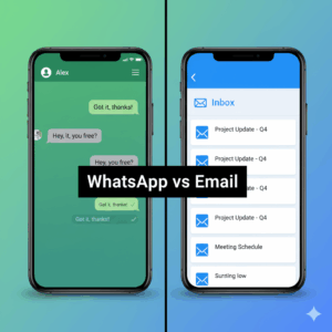 WhatsApp marketing vs email marketing